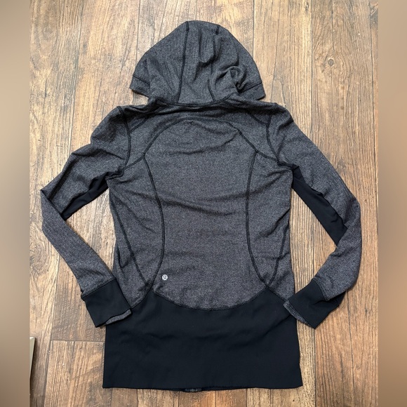 lululemon athletica Black Heather Full-Zip Hooded Jacket - Picture 7 of 9